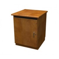 C5 DEEP FINISHING KIT, 1 BAY, CONTEMPORARY W/ SOLID DOOR, AGED CHERRY (FREIGHT INCLUDED CONTINENTAL US)
